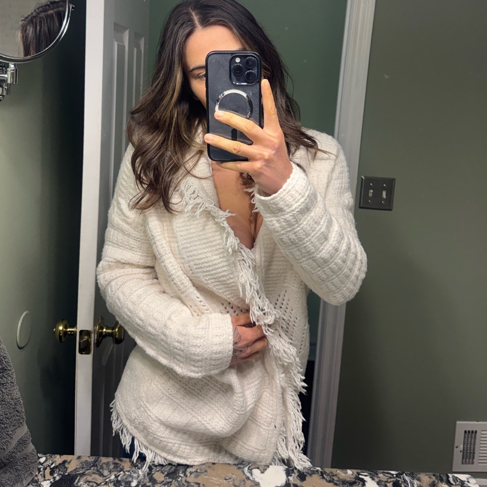 Sincerely Jules Cream Cardigan Sweater